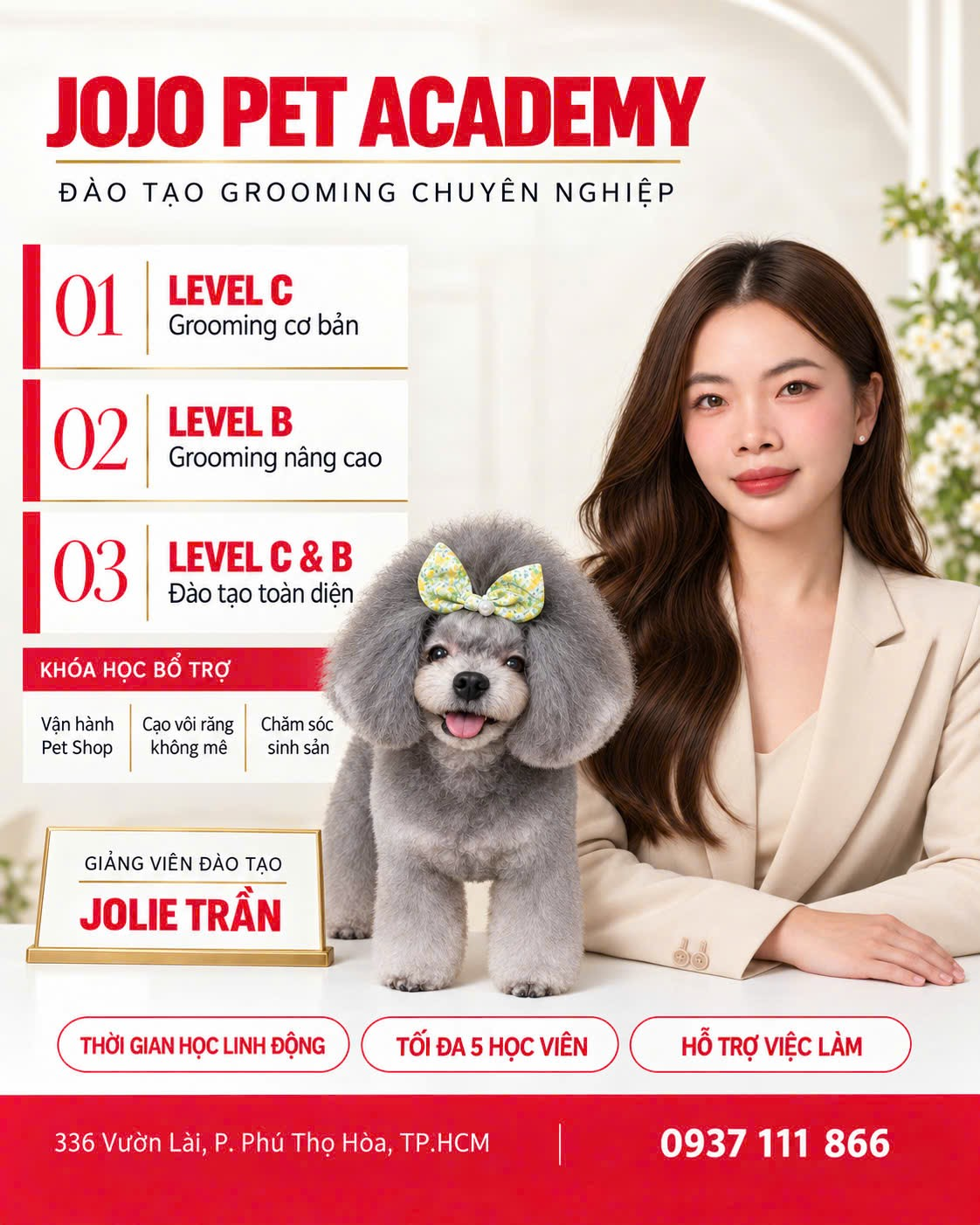 Khoá học grooming chuyên nghiệp